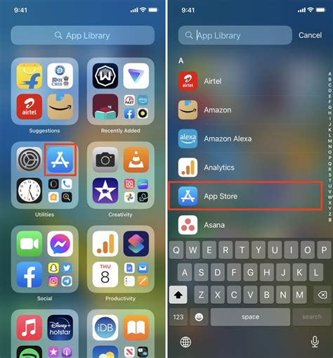 Get apps in the App Store on iPhone .